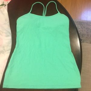 Lululemon tank with built in bra. Worn twice.